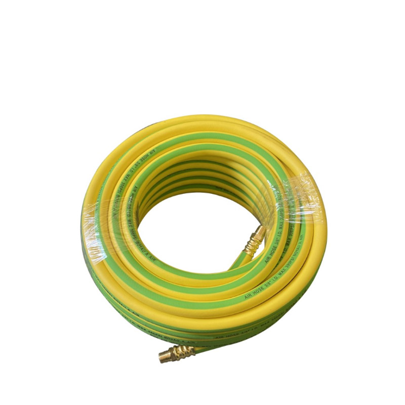 high pressure air hose with MNPT brass fitting